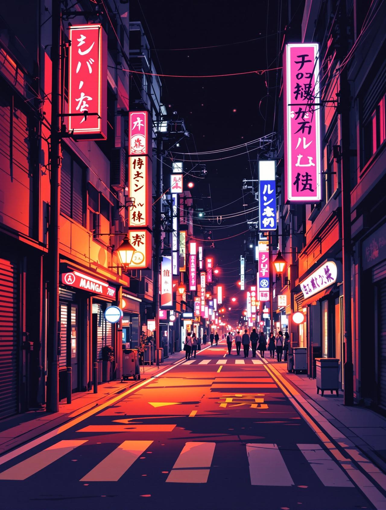 韩漫咚漫作品《霓虹之下》封面