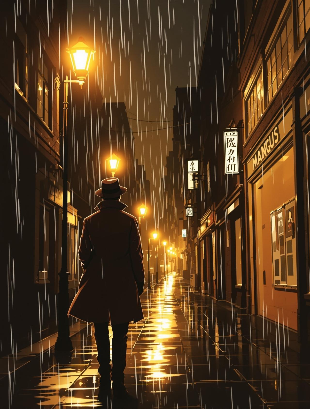 韩漫咚漫作品《暗夜追踪者》封面